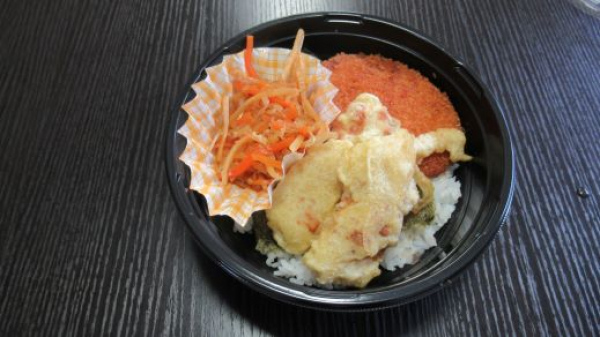 海苔弁丼（コロッケ・竹輪天・金平）