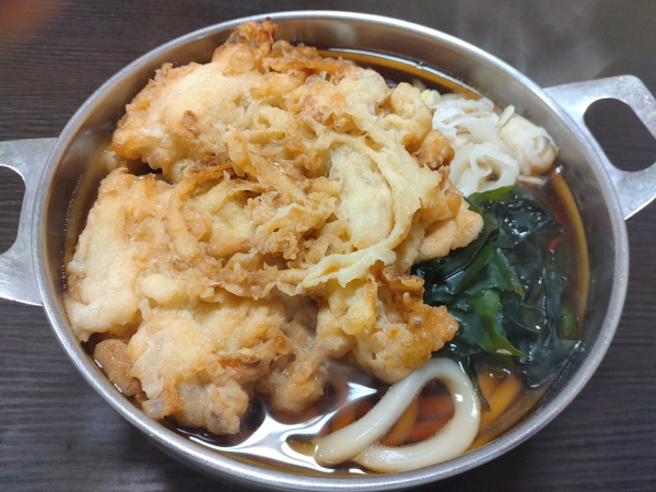 海鮮かき揚げうどん