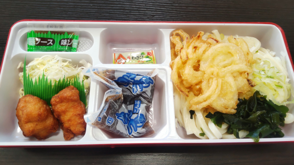冷やしかき揚げうどんセット