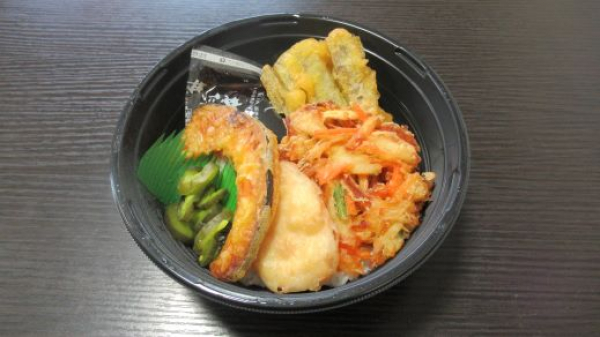 鶏野菜天丼