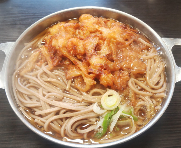 海鮮かき揚げそば